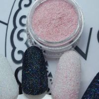 Бархатный песок, блайзер для дизайна ногтей №6 розовый - вид 2 миниатюра