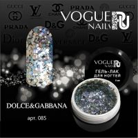 Гель лак Vogue nails с глиттером Dolce&Gabbana, 5ml - вид 1 миниатюра