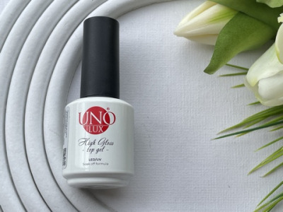 Uno Lux, Верхнее покрытие High Gloss Top Coat, 15 ml - вид 1 миниатюра