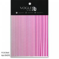Vogue Nails RU Силиконовые наклейки Розовые