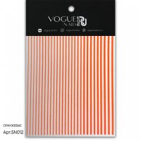 Vogue Nails RU Силиконовые наклейки Оранжевые