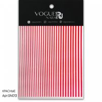 Vogue Nails RU Силиконовые наклейки Красные