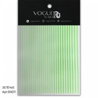Vogue Nails RU Силиконовые наклейки Зелёные
