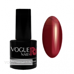 Бордовый витражный гель лак Vogue nails, 6ml
