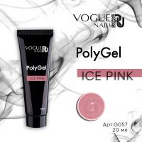 PolyGel полигель Vogue Nails Ice Pink, 20 мл - вид 1 миниатюра