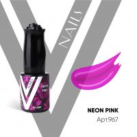 Гель-лак витражный Neon Pink, 10 ml