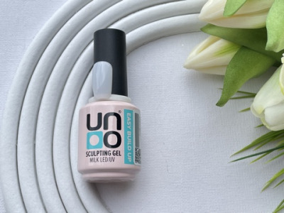 Uno, Моделирующий базовый гель молочный Easy Build Up Clear, 15 гр. - вид 1 миниатюра