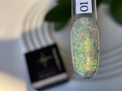 001 Sunshine Гель с шиммером Alta Nivelo, 15 g - вид 1 миниатюра