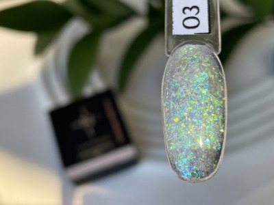 003 Sunshine Гель с шиммером Alta Nivelo, 15 g - вид 1 миниатюра
