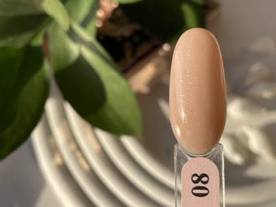 008 Гель-лак Pink House с шиммером, Gold Mini, 8 мл - вид 1 миниатюра