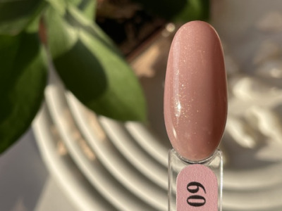 009 Гель-лак Pink House с шиммером, Gold Mini, 8 мл - вид 1 миниатюра