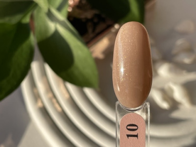 010 Гель-лак Pink House с шиммером, Gold Mini, 8 мл - вид 1 миниатюра