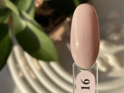 016 Гель-лак Pink House с шиммером, Gold Mini, 8 мл - вид 1 миниатюра