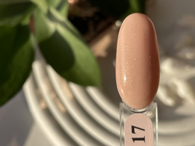017 Гель-лак Pink House с шиммером, Gold Mini, 8 мл - вид 1 миниатюра