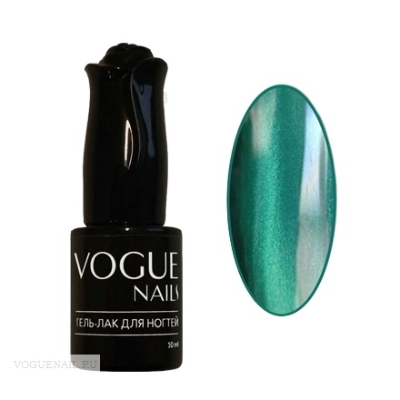 Гель лак Vogue nails кошачий глаз Благородный изумруд, 10ml Гель лак Vogue nails кошачий глаз Благородный изумруд, 10ml