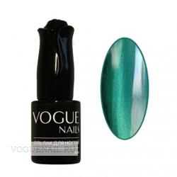 Гель лак Vogue nails кошачий глаз Благородный изумруд, 10ml - вид 1 миниатюра